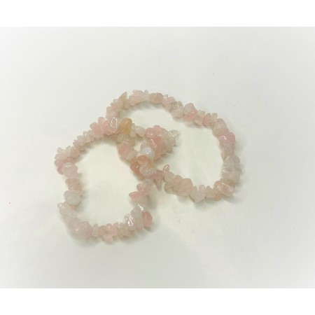 Pulseira Cristal Quartzo-Rosa